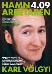 Hamnarbetaren_2009-4.pdf - Svenska Hamnarbetarförbundet