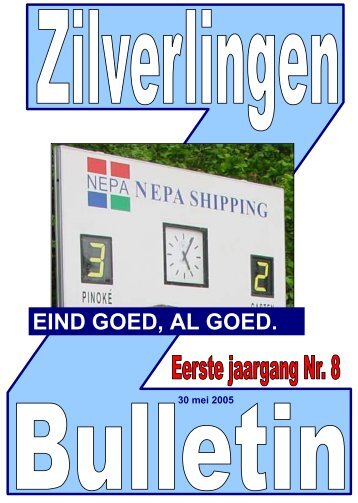 Zilverlingenbulletin #8 - Pinoke Zilverlingen