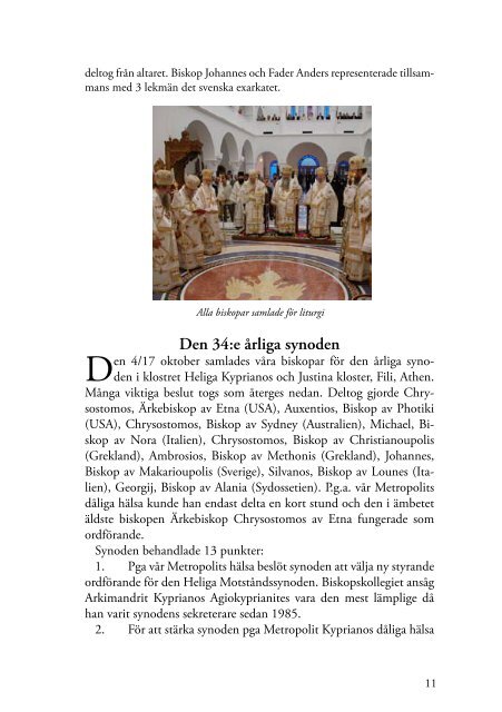 Ortodoxt kyrkoliv 2007 - Grekisk-ortodoxa gammalkalendariska Kyrkan