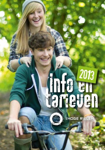 info & tarieven 2013 - De Hoge Rielen