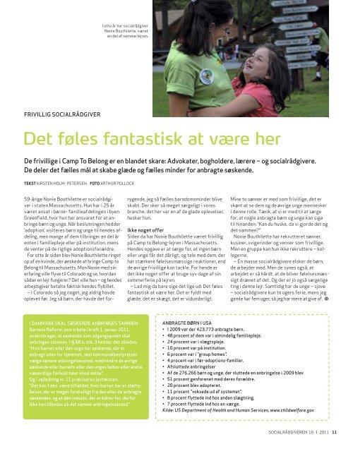 Socialrådgiveren nr. 16-2011 - Dansk Socialrådgiverforening