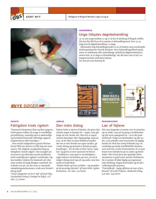 Socialrådgiveren nr. 16-2011 - Dansk Socialrådgiverforening