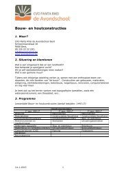 Bouw- en houtconstructies - De Stap