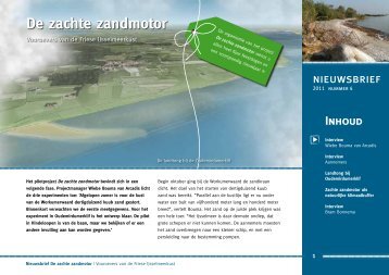 De zachte zandmotor - IJsselmeervereniging