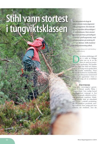 Läs hela testet (PDF, 2,05 MB) - Stihl