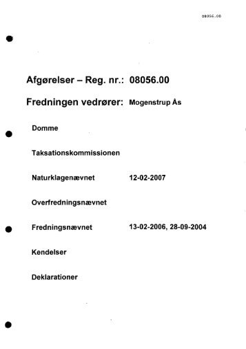 fredningsnævnet for storstrøms amt - Naturstyrelsen