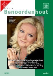 2011 / 5 - Wijkvereniging Benoordenhout