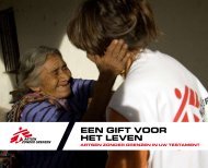 EEN GIFT VOOR HET LEVEN - Artsen zonder Grenzen