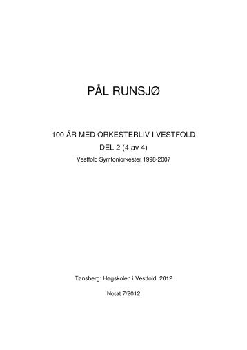 Fulltekst utgave (pdf) - Høgskolen i Vestfold