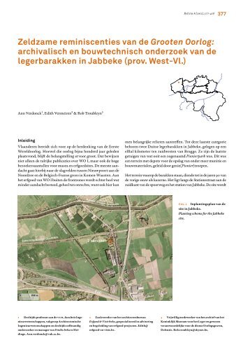 archivalisch en bouwtechnisch onderzoek van de legerbarakken in ...