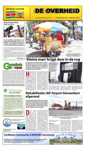 De Overheid Editie 47 - Gov.sr