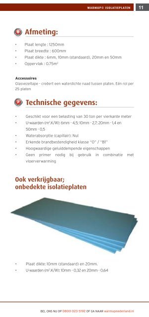 Warmup brochure - Elektrische Vloerverwarming