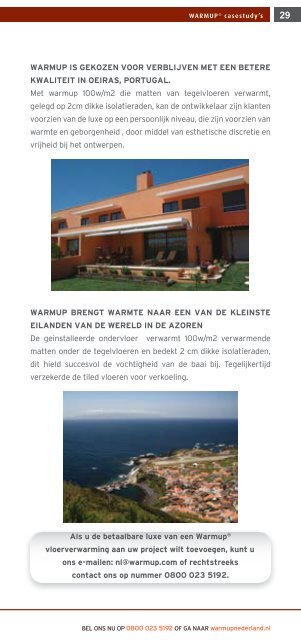 Warmup brochure - Elektrische Vloerverwarming