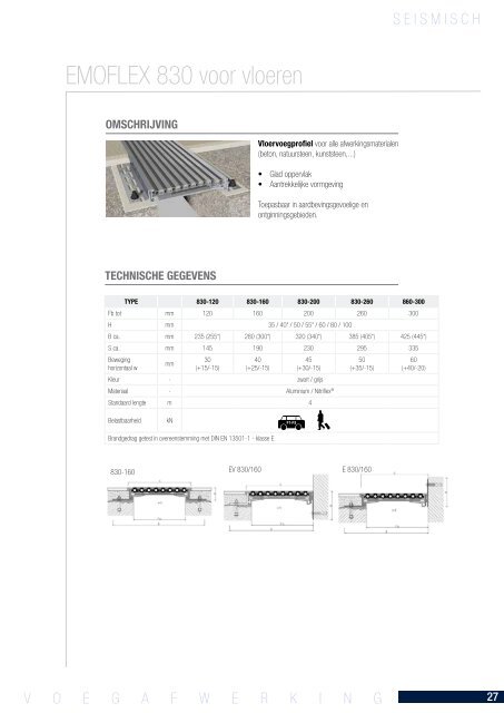 VLOERVOEGPROFIELEN: waterdicht & seismisch - Emergo