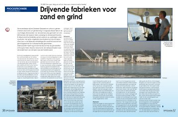 Drijvende fabrieken voor zand en grind - Solids Processing