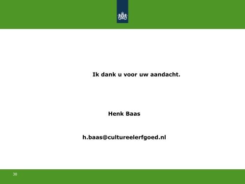 Drs. Henk Baas - Hogeschool Van Hall Larenstein.