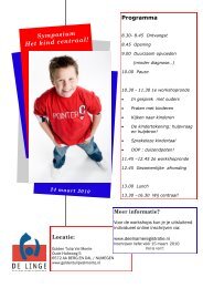 Symposium Het kind centraal! - Deelnameregistratie