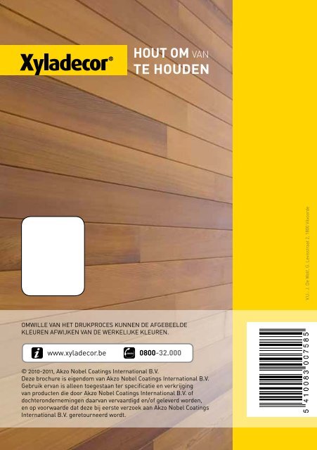 Brochure nieuw assortiment - Xyladecor