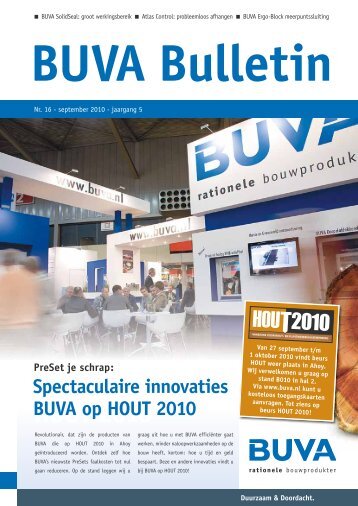 BUVA op beurs HOUT 2010