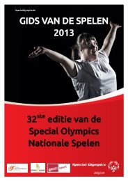 GIDS VAN DE SPELEN 2013 32 editie van de Special Olympics ...