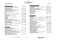 Maaltijdenlijst week 26 2013 - Slagerij van Roessel