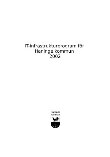 IT-infrastrukturprogram för Haninge kommun 2002