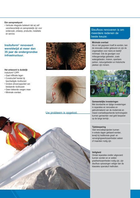 De Insituform® CIPP-methode Technische gegevens van Insituform ...