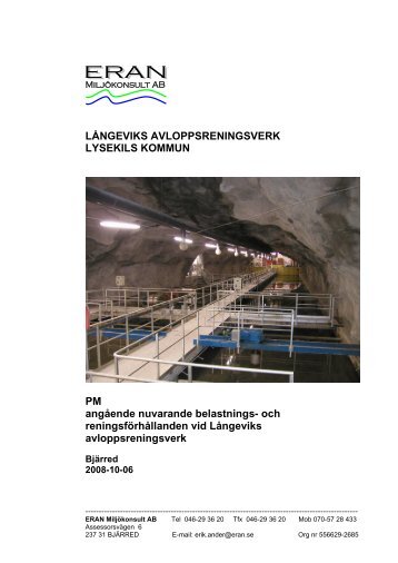 PM belastning Långevik justerad.pdf - LEVA i Lysekil