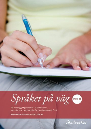 Språket på väg - Skolverket