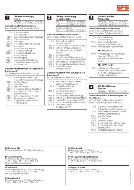 2 3 A A - SFS Locher AG