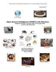 Open Source Intelligence (OSINT) Link Directory - Allsource Global ...