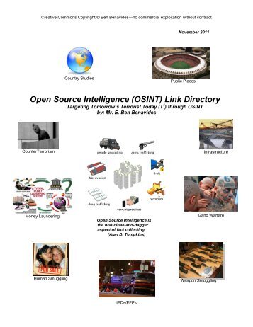 Open Source Intelligence (OSINT) Link Directory - Allsource Global ...