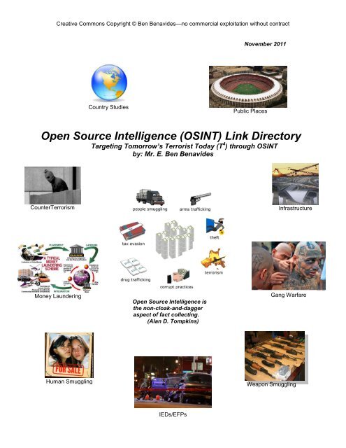 Open Source Intelligence (OSINT) Link Directory - Allsource Global ...