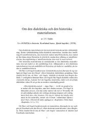 Om den dialektiska och den historiska ... - gendep@nm.ru