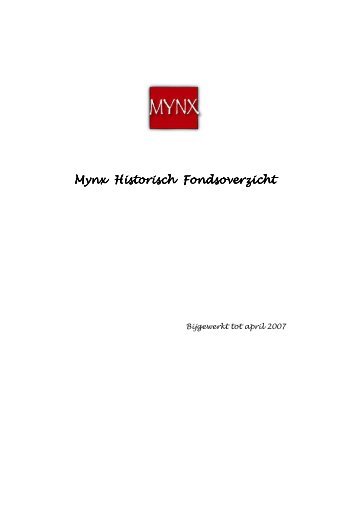 Fondslijst - pdf - Mynx, voor de avontuurlijke lezer