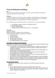 Doc. Protocol medicijnverstrekking - De Lichtenvoorde