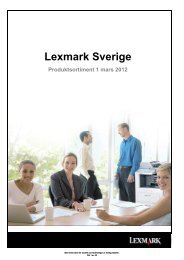 Lexmark prislista 20120301