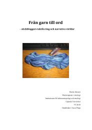Från garn till ord - Nordiska museet