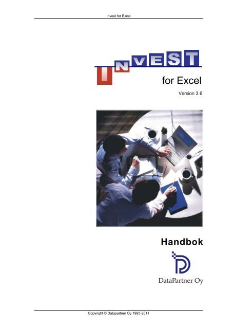 Invest For Excel Handbok Datapartner