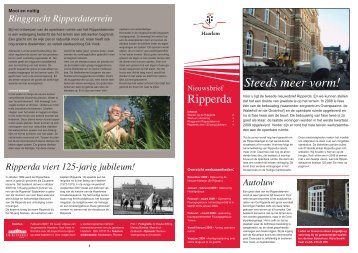 Wonen op de Ripperda - Gemeente Haarlem