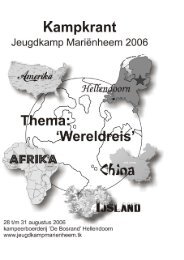 Klik hier om de kampkrant van 2006 te downloaden. - JeugdKamp ...