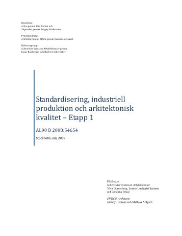 Standardisering Etapp 1.pdf - Arkus