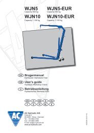 WJN5 WJN10 WJN5-EUR WJN10-EUR - AC Hydraulic A/S