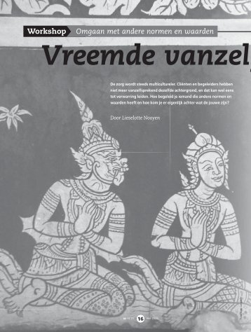 Workshop Omgaan met andere normen en waarden - Concrete ...