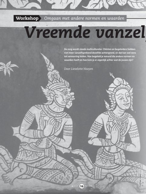 Workshop Omgaan met andere normen en waarden - Concrete ...