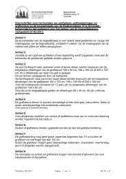 Reglement begraafplaats H Servatius ( Centrum)