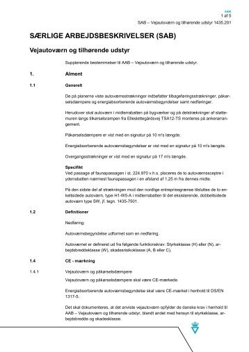 Retblad nr. 1_SAB Vejautoværn ver. 1_1435.201.pdf - Vejdirektoratet