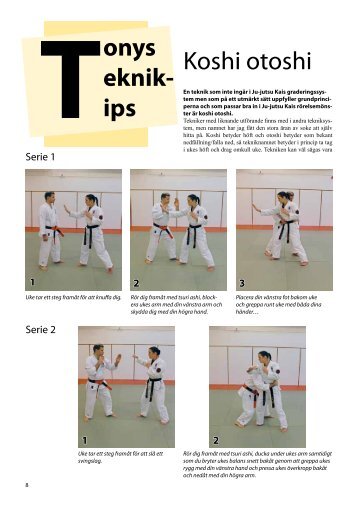 onys eknik- ips T Koshi otoshi - Ju-jutsu Kai