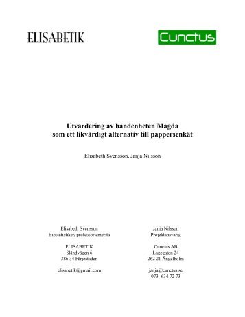System Magda slutrapport okt 2010.pdf - Cunctus AB