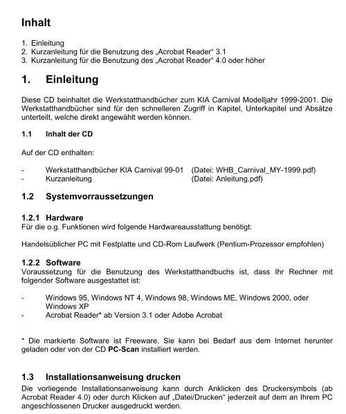 Inhalt 1 Einleitung